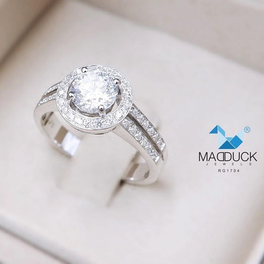 Women's ring – CZ in 925 silver by Madduck Jewels