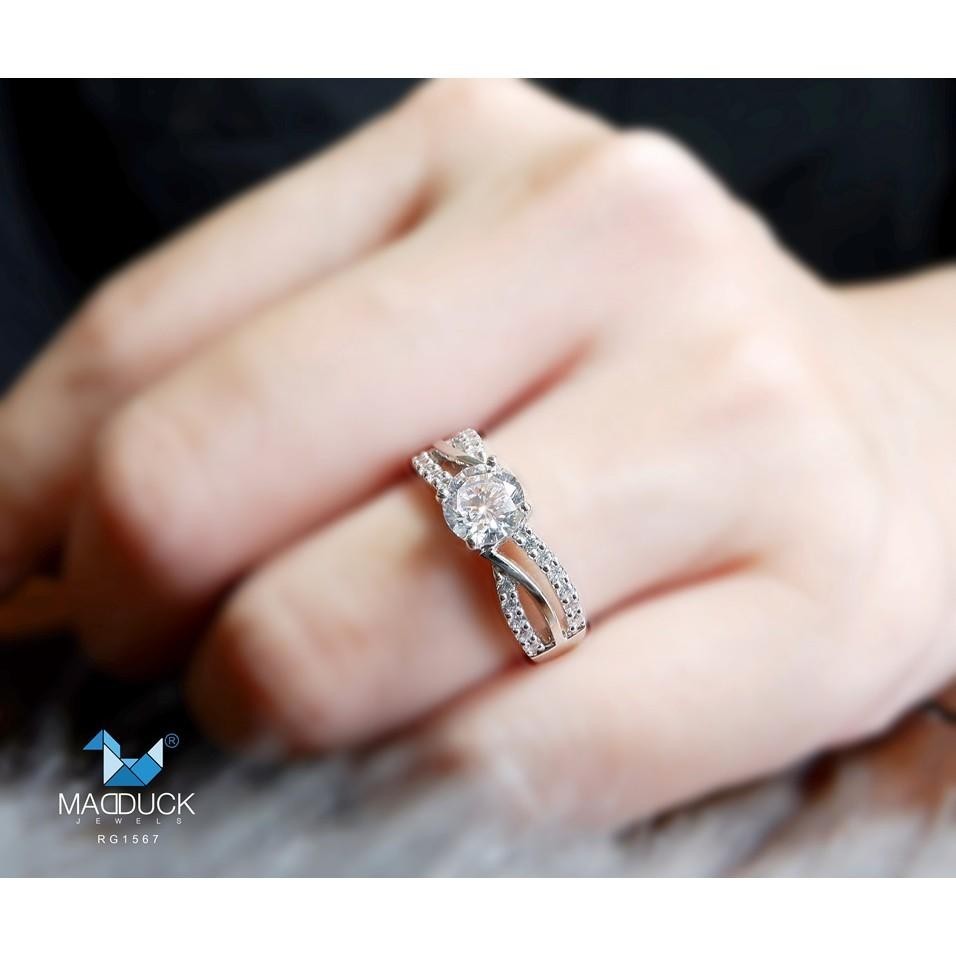 Women's ring – CZ in 925 silver by Madduck Jewels