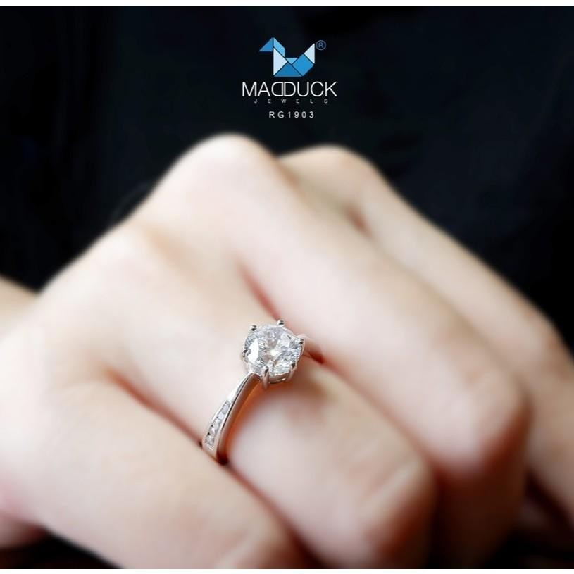 Women's ring – CZ in 925 silver by Madduck Jewels