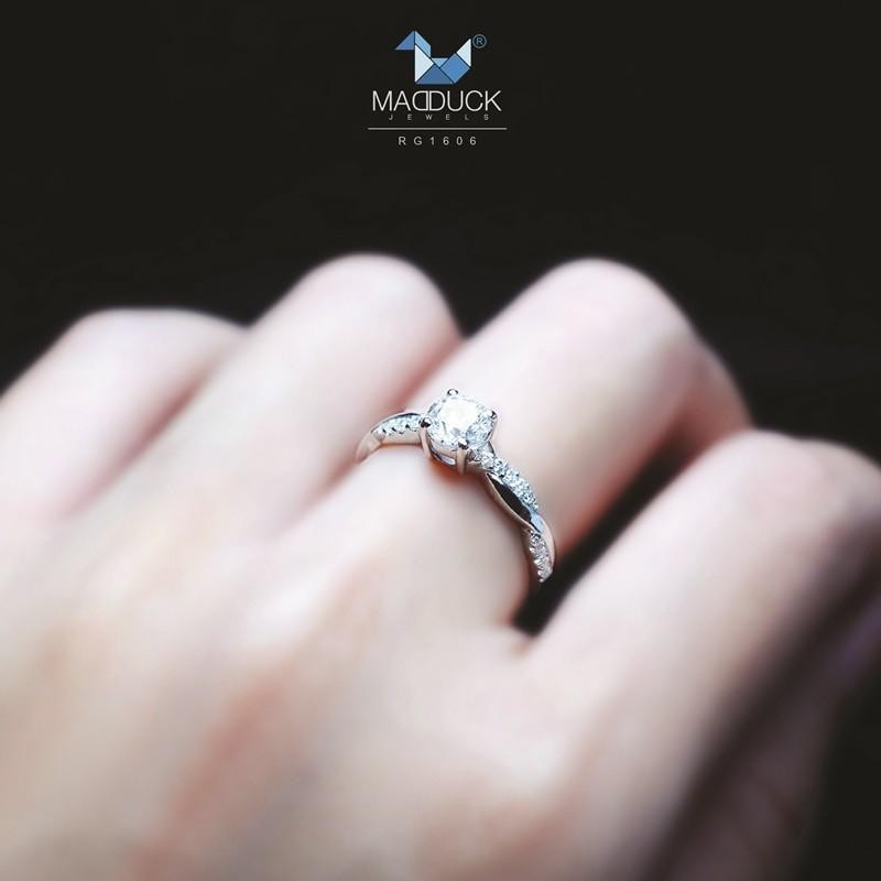 Couple ring set – CZ in 925 silver by Madduck Jewels