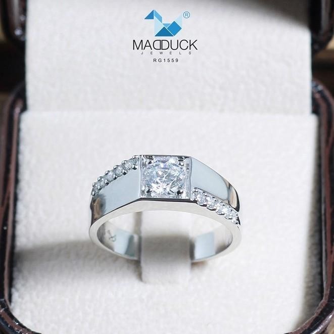 Couple ring set – CZ in 925 silver by Madduck Jewels
