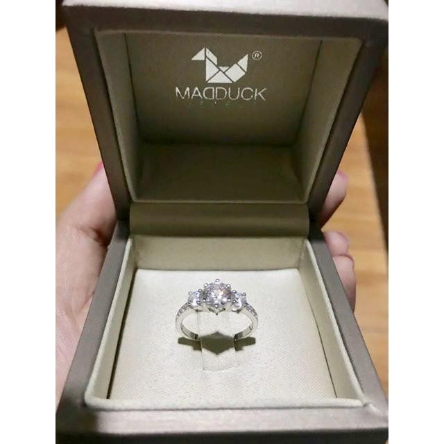 Women's ring – CZ in 925 silver by Madduck Jewels