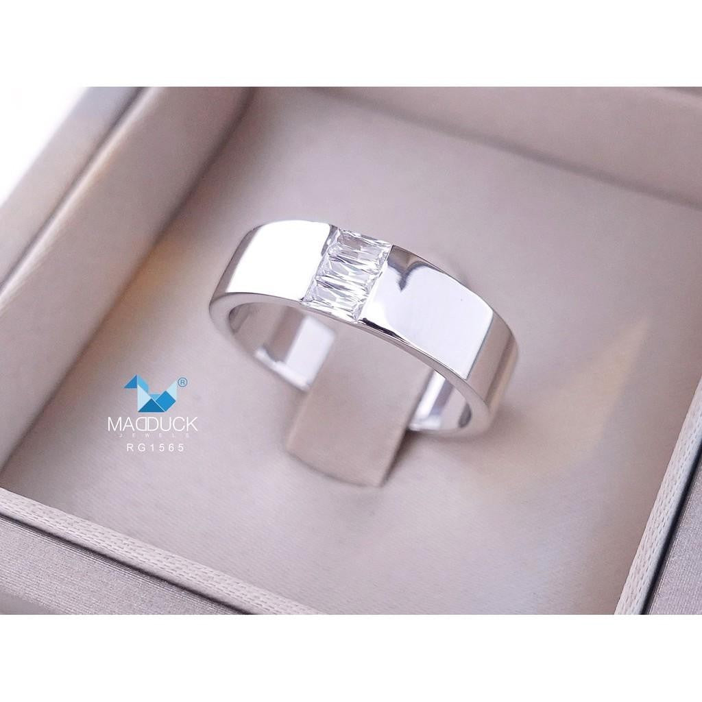 Men's ring – CZ in 925 silver by Madduck Jewels
