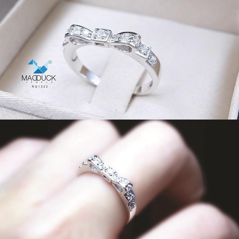 Women's ring – CZ in 925 silver by Madduck Jewels