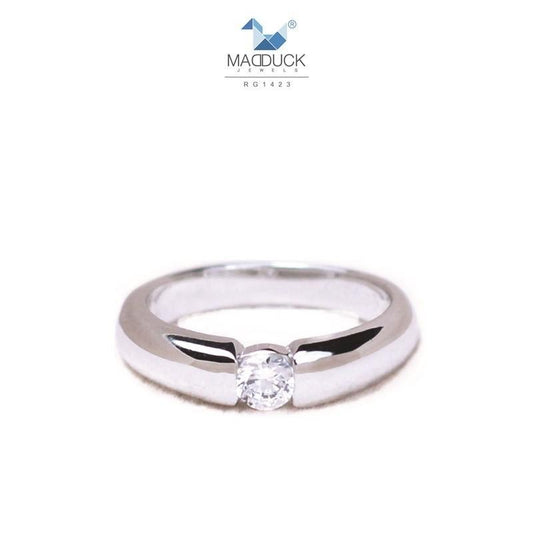 Women's ring – CZ in 925 silver by Madduck Jewels