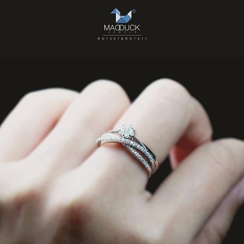 Women's ring – CZ in 925 silver by Madduck Jewels