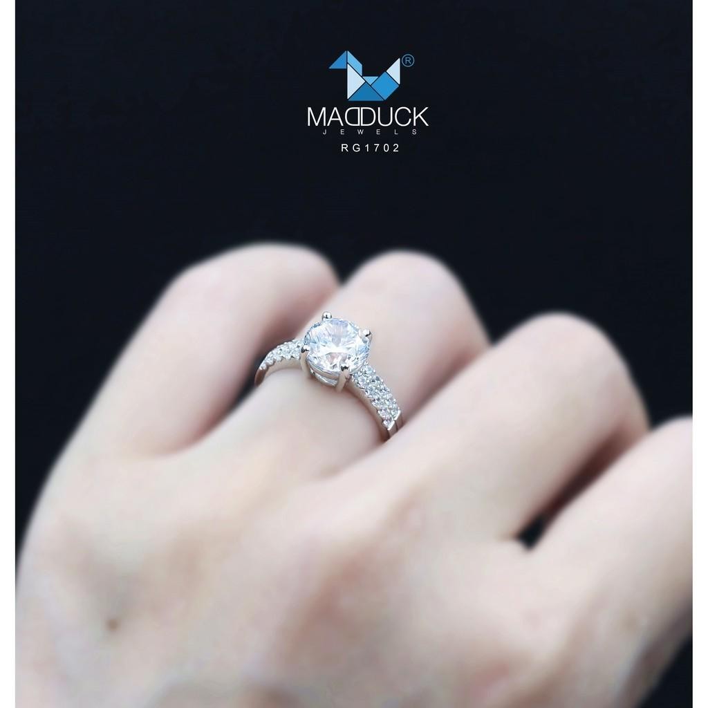 Couple ring set – CZ in 925 silver by Madduck Jewels