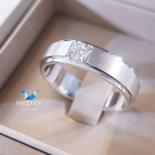 Couple ring set – CZ in 925 silver by Madduck Jewels