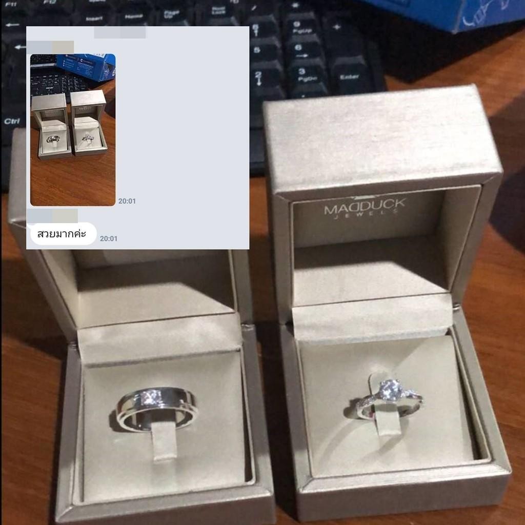 Couple ring set – CZ in 925 silver by Madduck Jewels