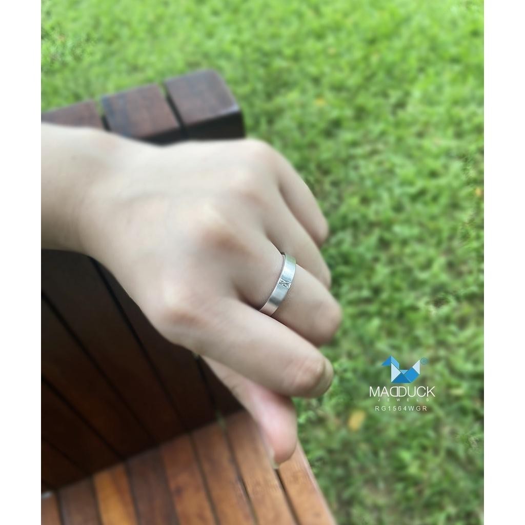 Unisex / male / female ring – CZ in 925 silver by Madduck Jewels