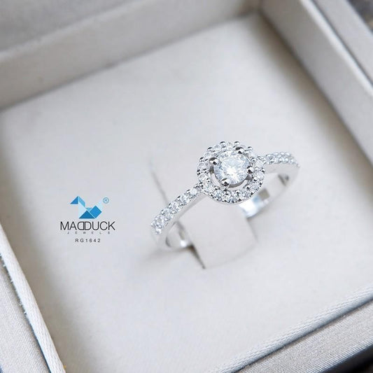 Women's ring – CZ in 925 silver by Madduck Jewels