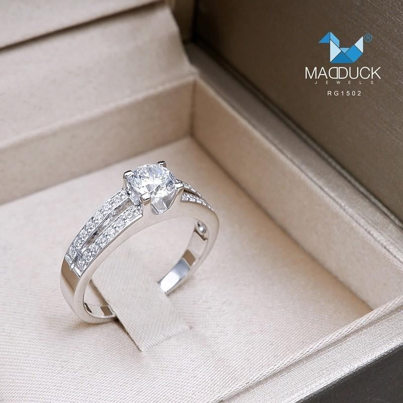 Women's ring – CZ in 925 silver by Madduck Jewels