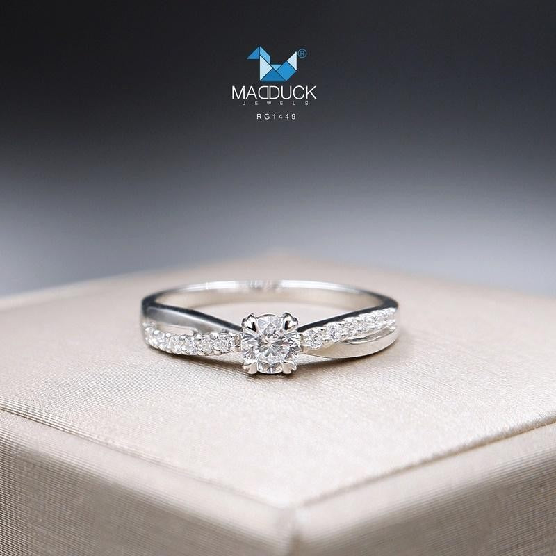 Women's ring – CZ in 925 silver by Madduck Jewels
