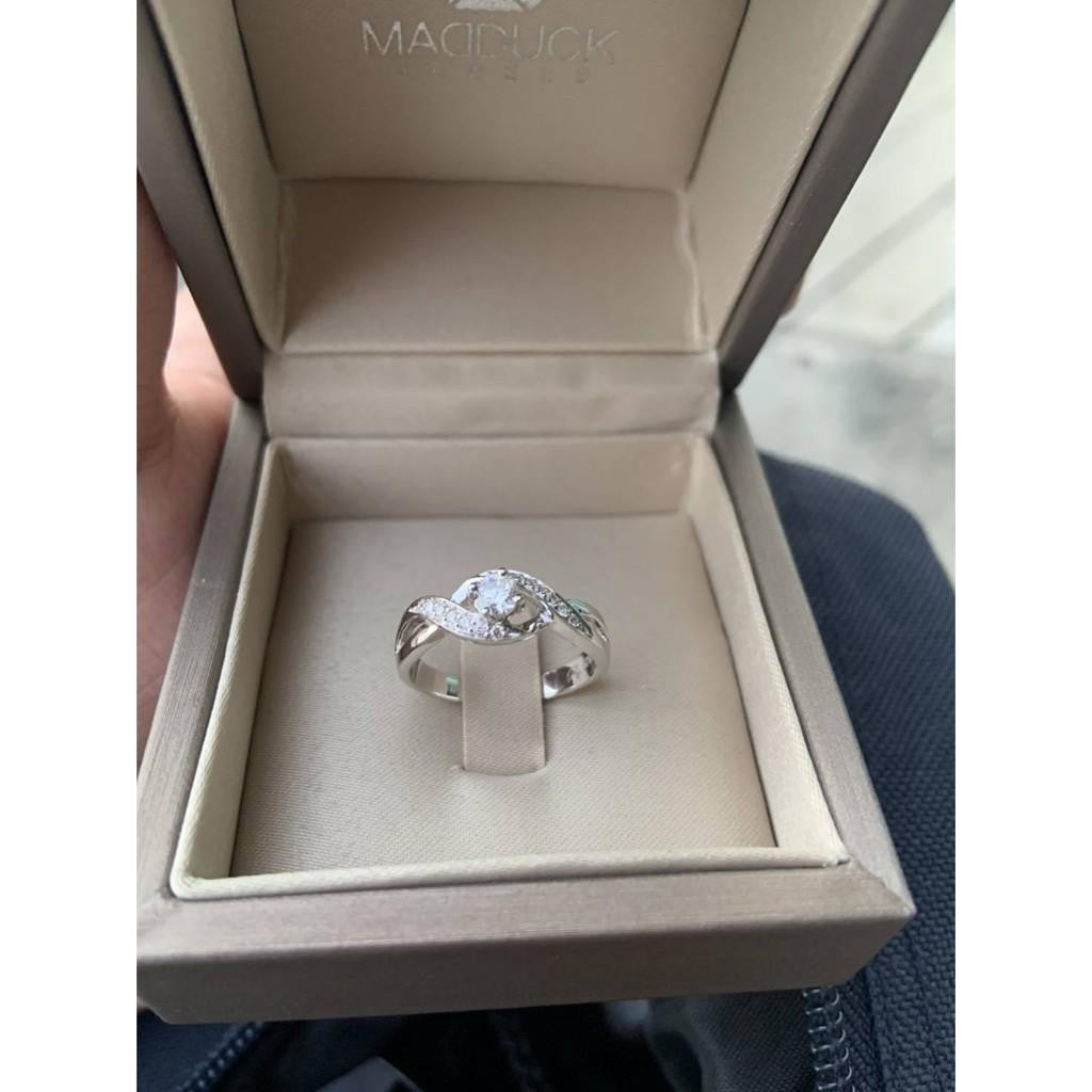 Women's ring – CZ in 925 silver by Madduck Jewels