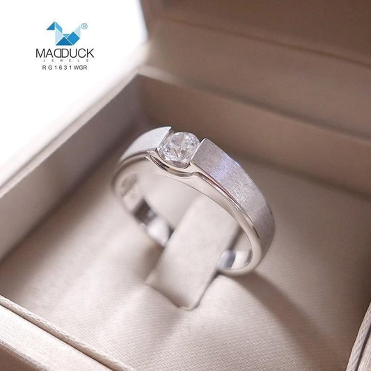 Men's ring – CZ in 925 silver by Madduck Jewels