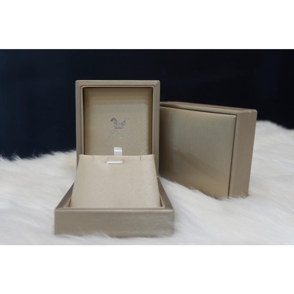 Minimalist CZ Stud Earrings in 925 Silver – Triangle Design
