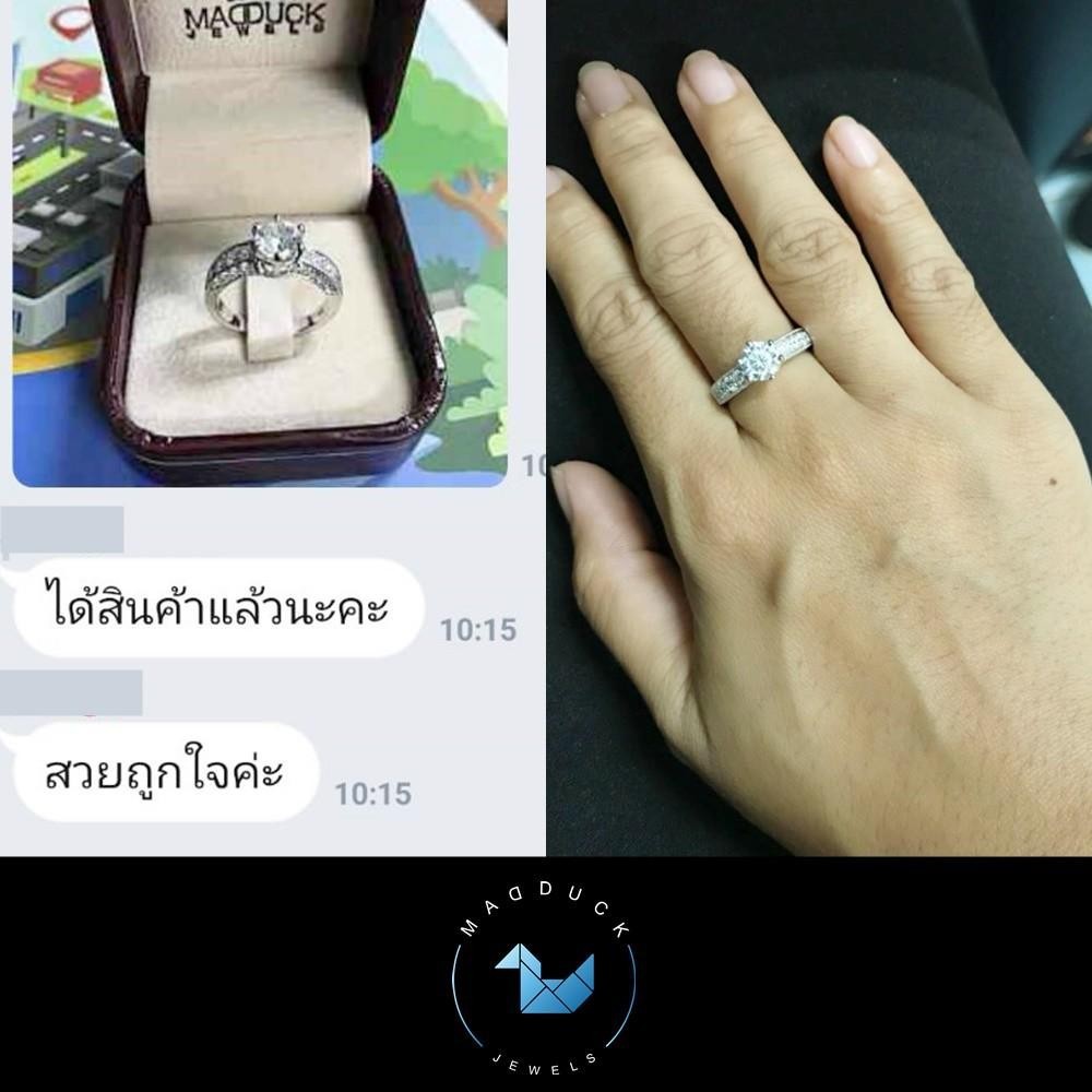 Women's ring – CZ in 925 silver by Madduck Jewels