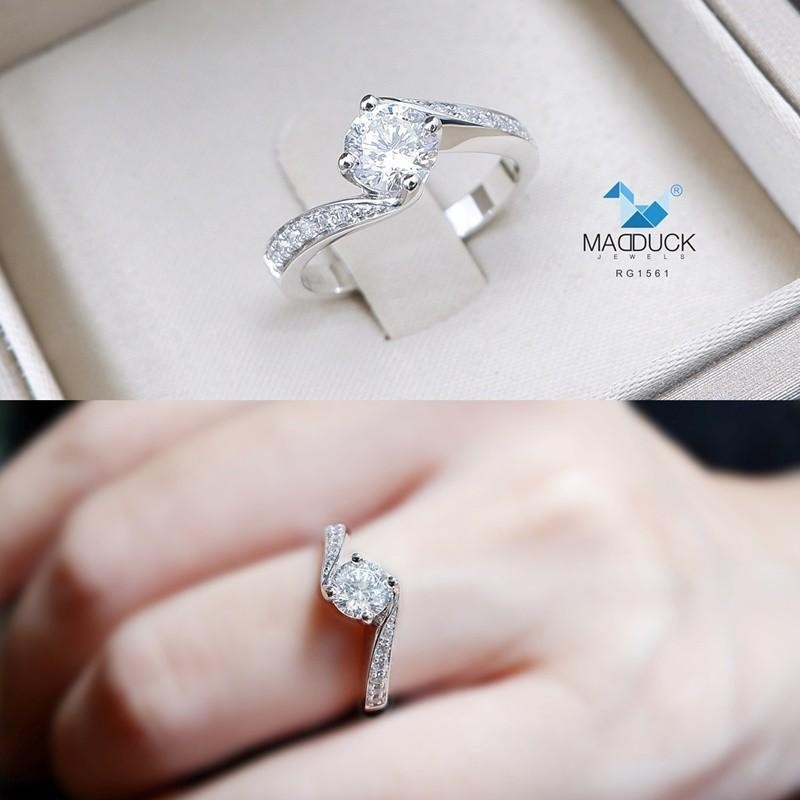 Women's ring – CZ in 925 silver by Madduck Jewels