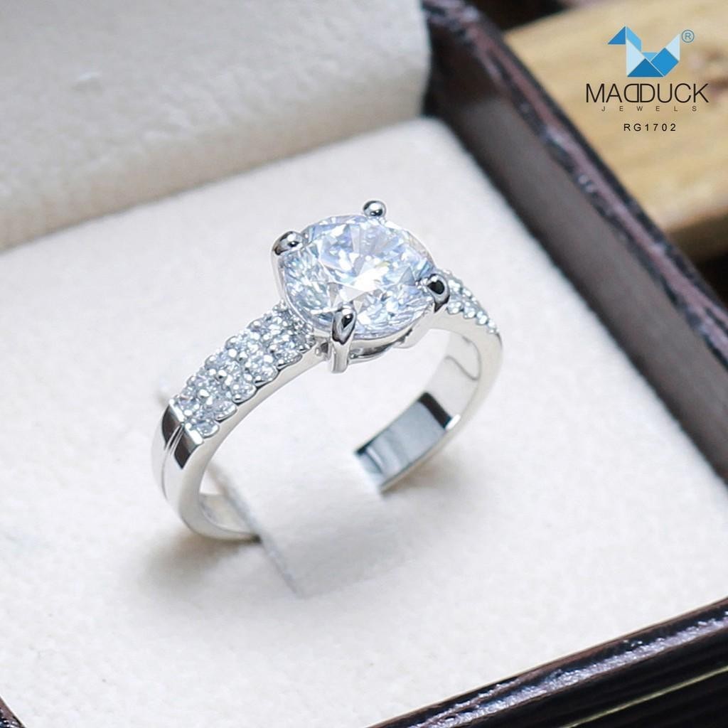 Couple ring set – CZ in 925 silver by Madduck Jewels
