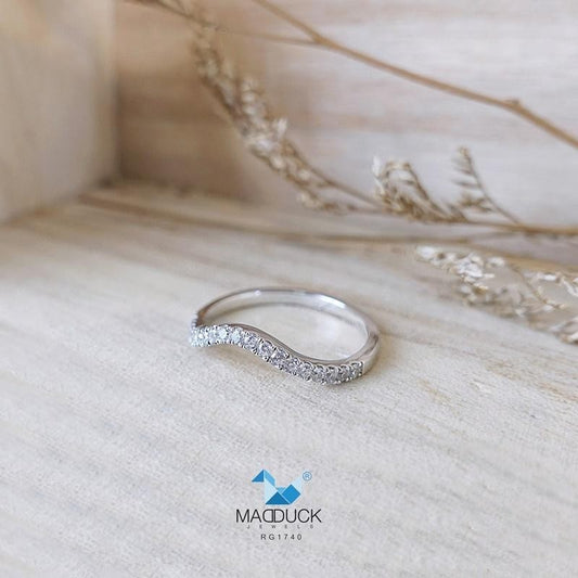 Women's ring – CZ in 925 silver by Madduck Jewels