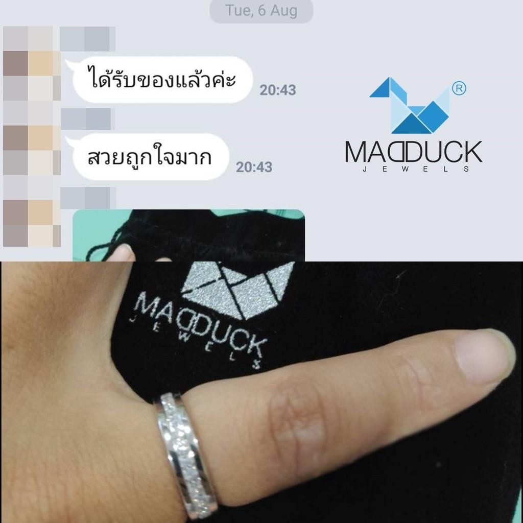 Unisex / male / female ring – CZ in 925 silver by Madduck Jewels