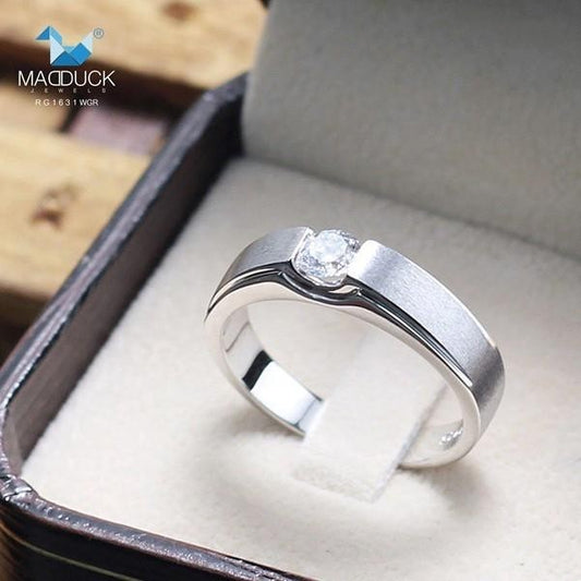 Couple ring set – CZ in 925 silver by Madduck Jewels