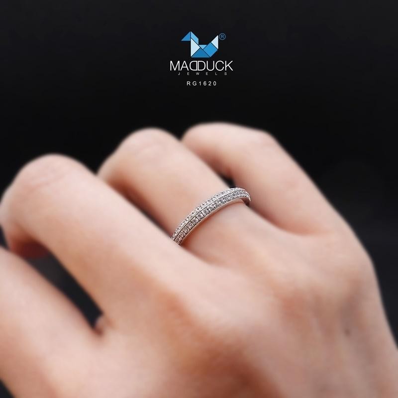 Women's ring – CZ in 925 silver by Madduck Jewels