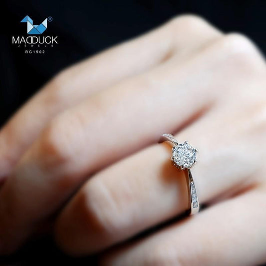 Women's ring – CZ in 925 silver by Madduck Jewels