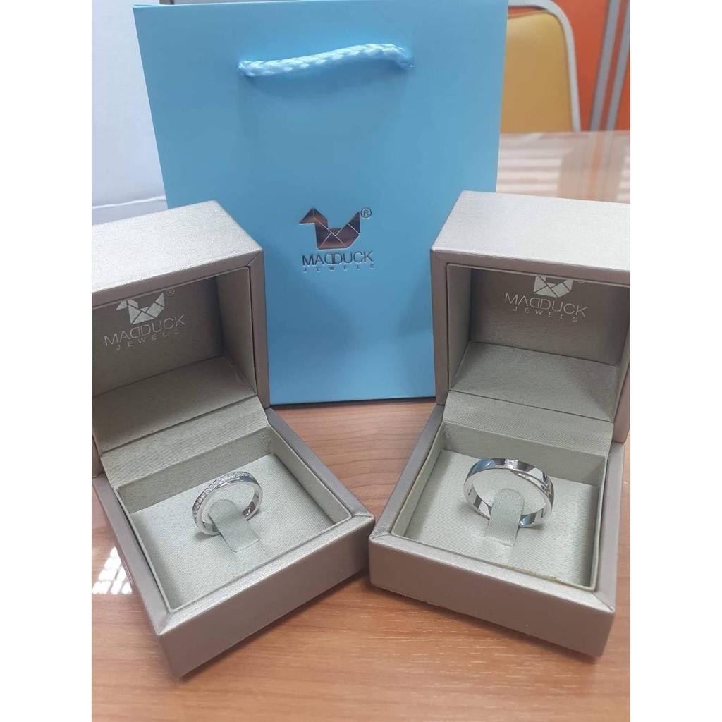 Couple ring set – CZ in 925 silver by Madduck Jewels