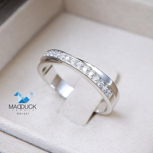 Women's ring – CZ in 925 silver by Madduck Jewels