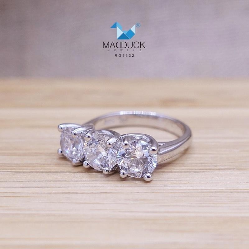 Women's ring – CZ in 925 silver by Madduck Jewels
