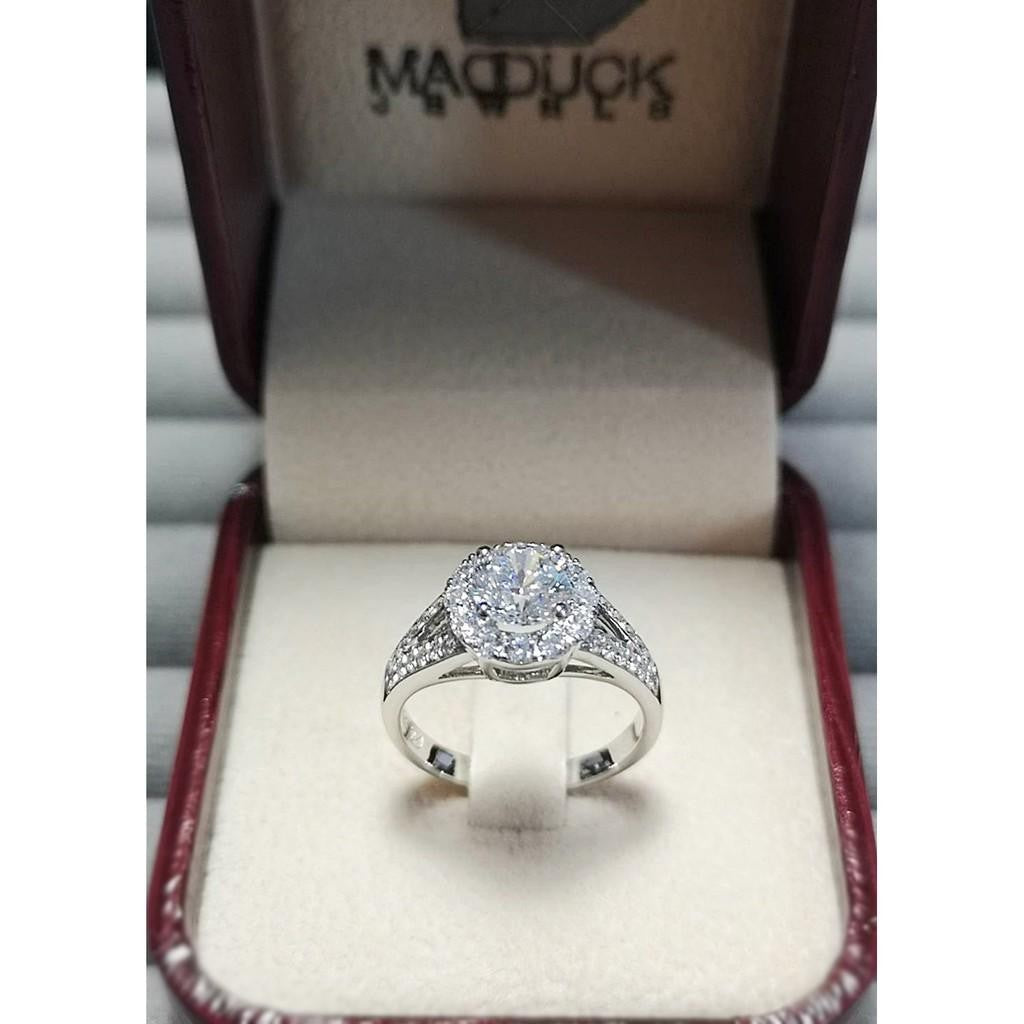 Women's ring – CZ in 925 silver by Madduck Jewels