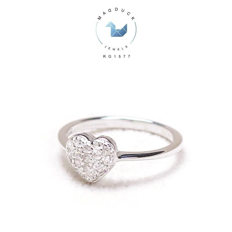 Couple ring set – CZ in 925 silver by Madduck Jewels