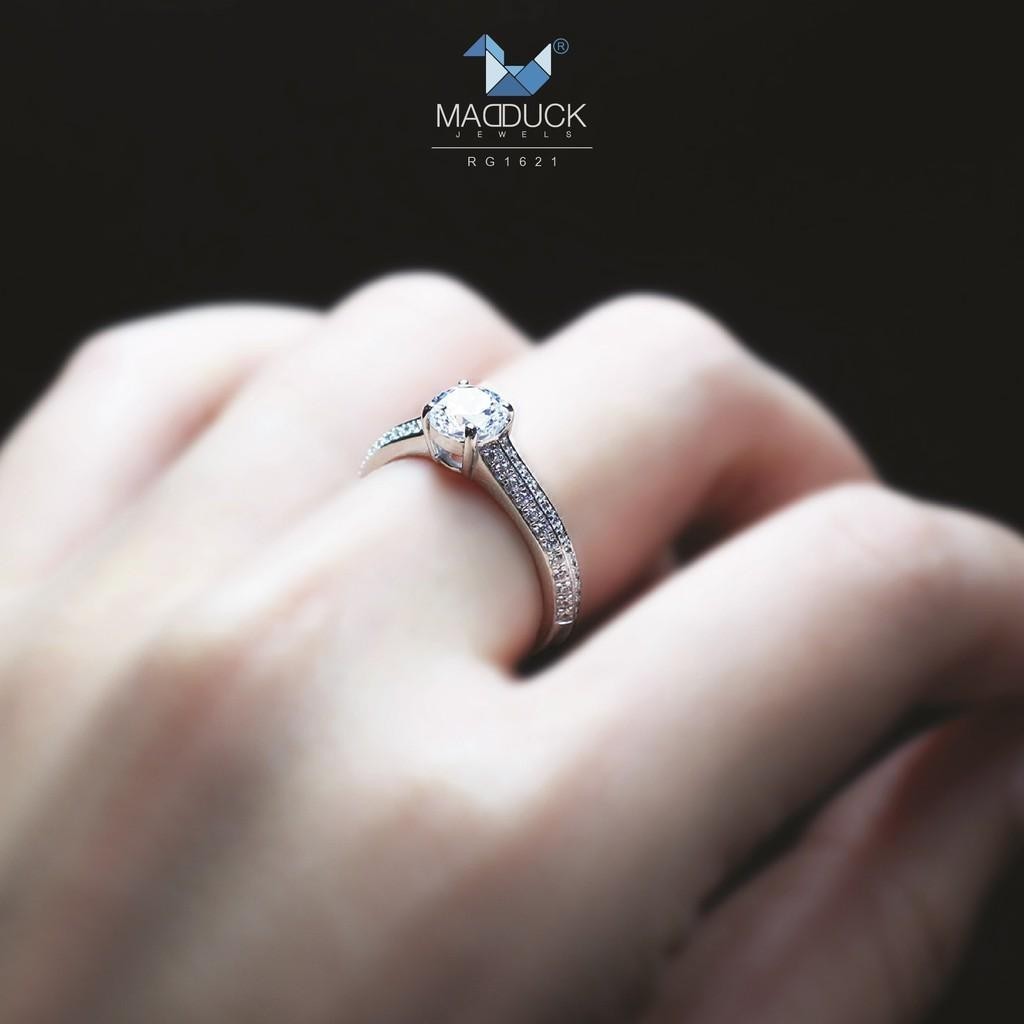 Couple ring set – CZ in 925 silver by Madduck Jewels