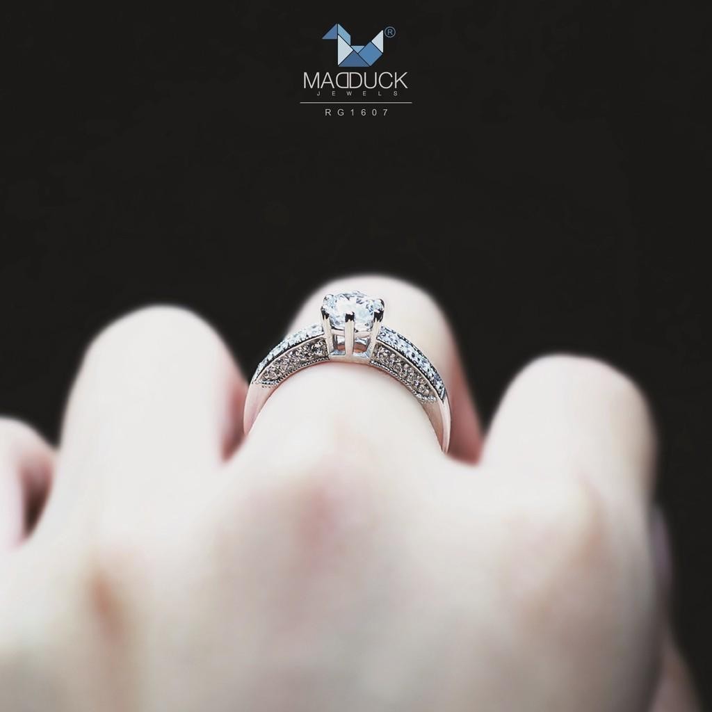 Couple ring set – CZ in 925 silver by Madduck Jewels