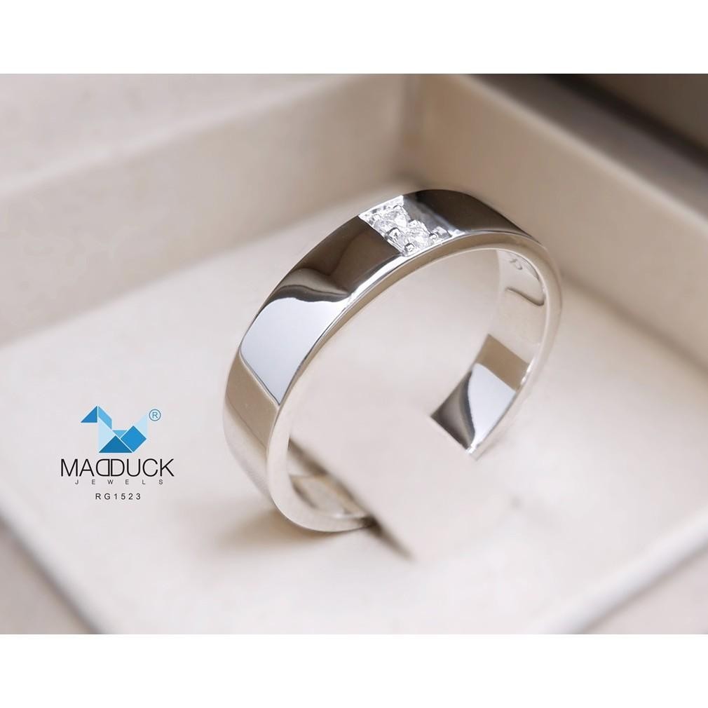 Unisex / male / female ring – CZ in 925 silver by Madduck Jewels