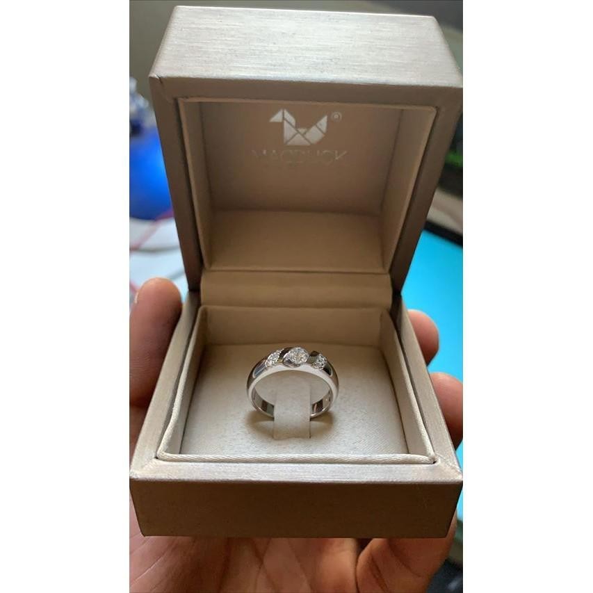 Unisex / male / female ring – CZ in 925 silver by Madduck Jewels