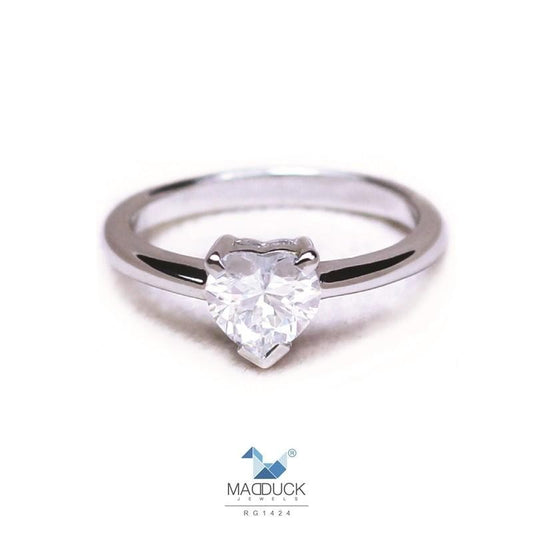 Women's ring – CZ in 925 silver by Madduck Jewels