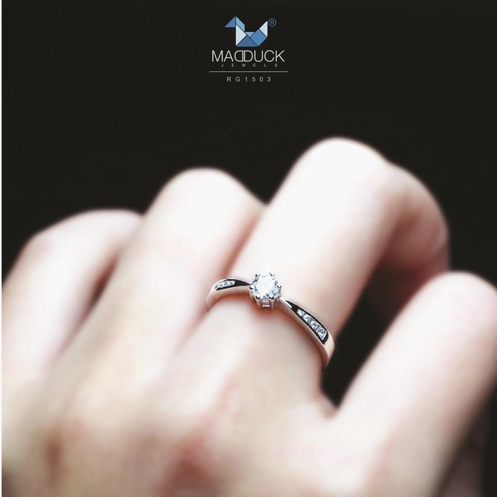Couple ring set – CZ in 925 silver by Madduck Jewels