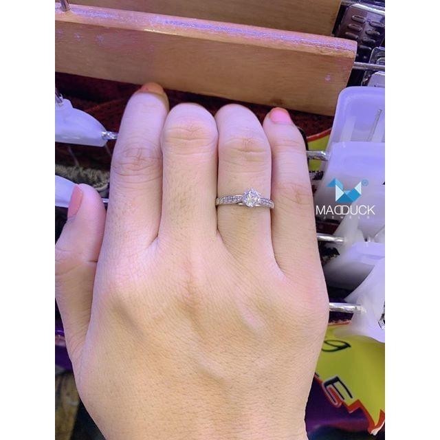 Women's ring – CZ in 925 silver by Madduck Jewels