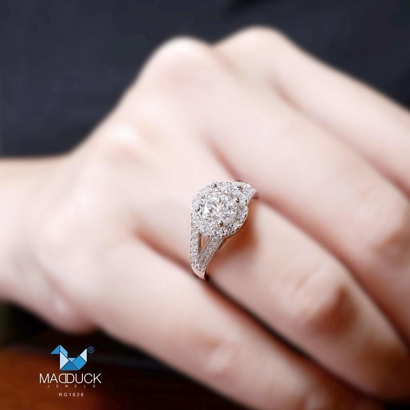 Women's ring – CZ in 925 silver by Madduck Jewels