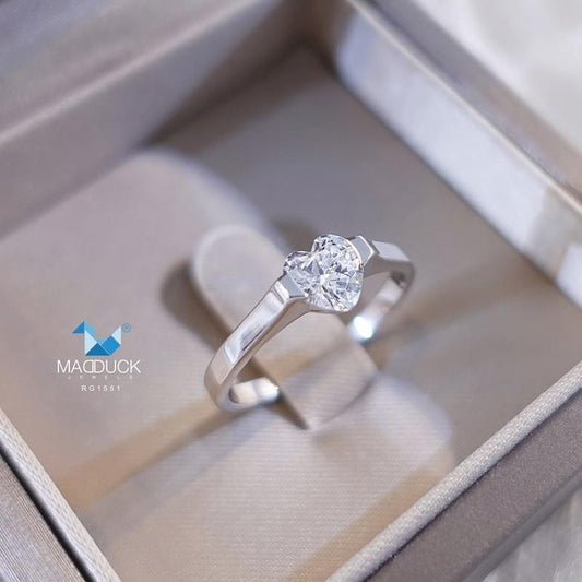 Women's ring – CZ in 925 silver by Madduck Jewels