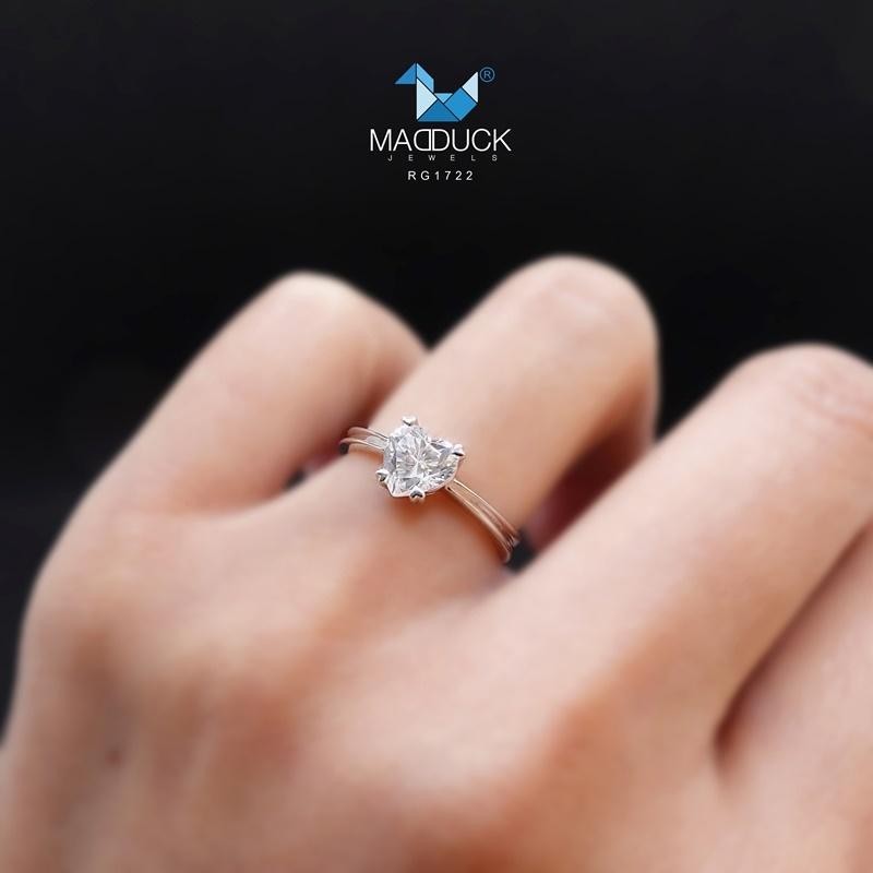 Women's ring – CZ in 925 silver by Madduck Jewels