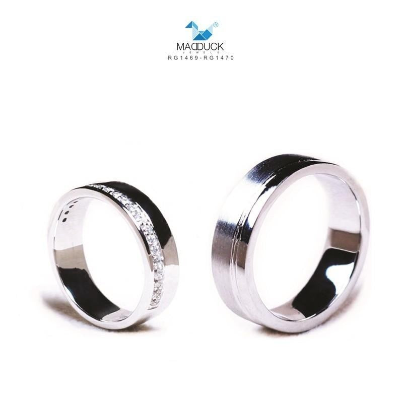 Couple ring set – CZ in 925 silver by Madduck Jewels