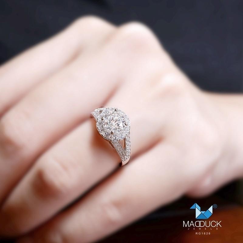 Women's ring – CZ in 925 silver by Madduck Jewels