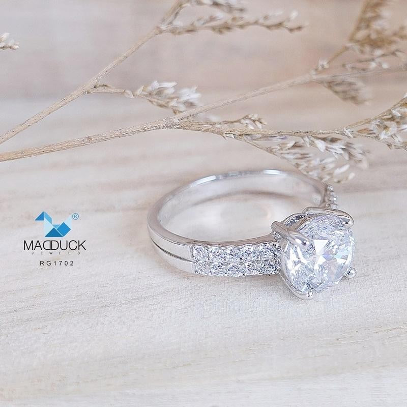 Women's ring – CZ in 925 silver by Madduck Jewels