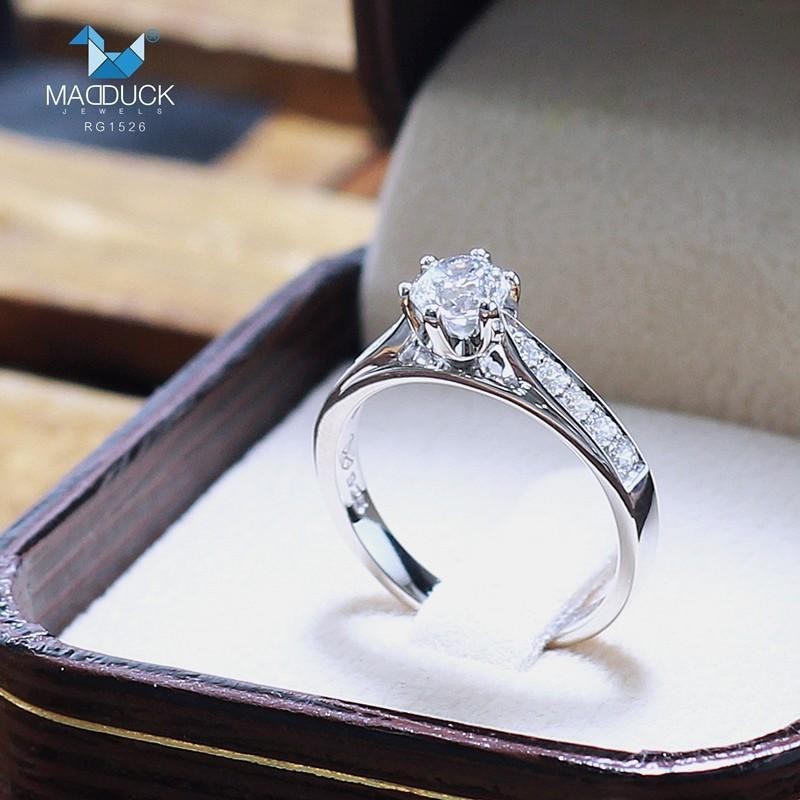 Couple ring set – CZ in 925 silver by Madduck Jewels