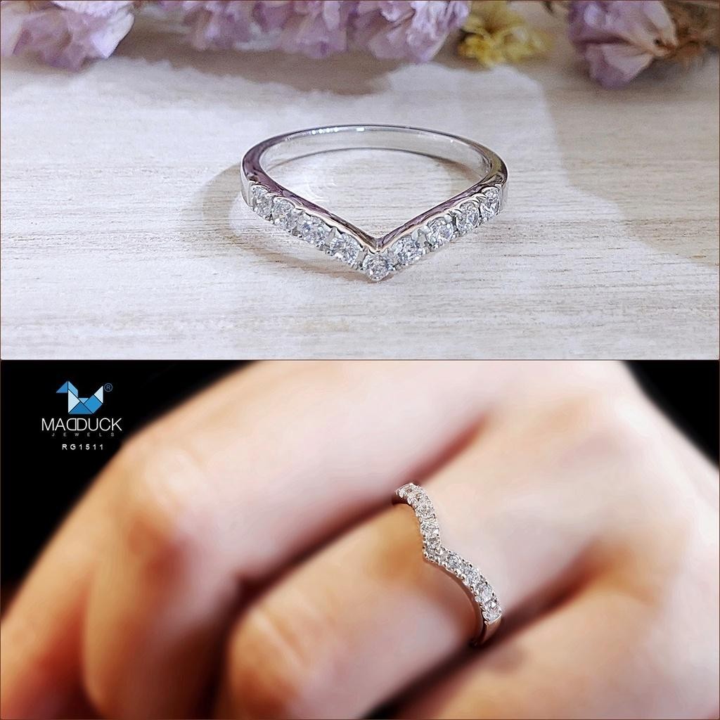 Women's ring – CZ in 925 silver by Madduck Jewels