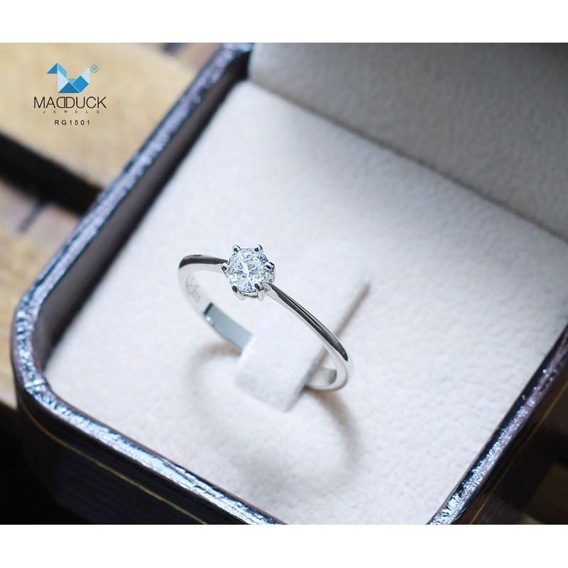 Couple ring set – CZ in 925 silver by Madduck Jewels