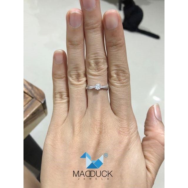 Women's ring – CZ in 925 silver by Madduck Jewels